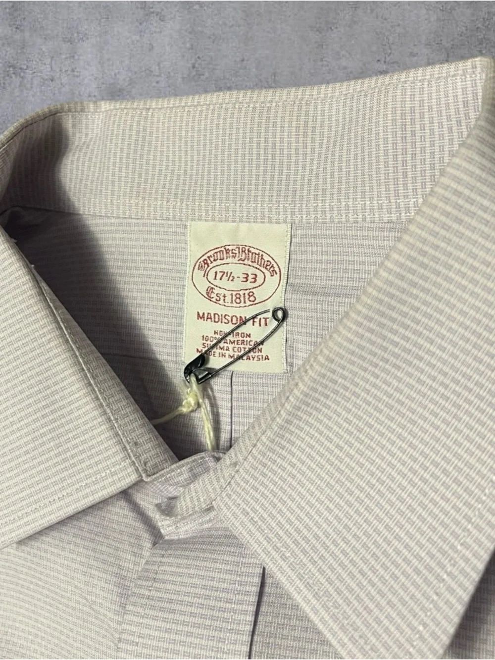 Lavender Pattern Button Up - Picture 2 of 5